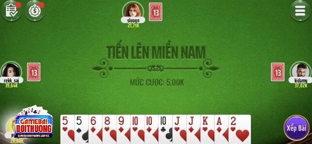 Bài Tiến Lên Miền Nam – Siêu Phẩm Đổi Thưởng Hấp Dẫn Nhất 