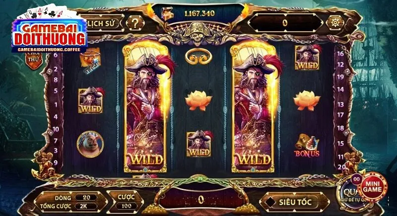 Các tính năng hấp dẫn của game nổ hũ pirate king
